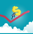 symbol wealth and financial success concept vector image