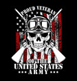 proud veteran vector image vector image