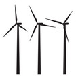 windmill wind generator vector image