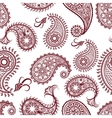 ornamental mehndi seamless pattern vector image