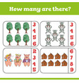 how many are there education games with three vector image vector image