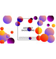 balls shapes vector image vector image