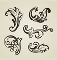 ornamental elements vector image