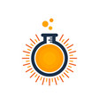 lab sun logo icon design vector image