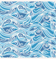 abstract blue and white pattern vector image