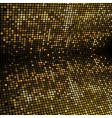 gold mosaic background vector image