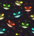 scary halloween night background with creepy vector image
