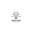 vintage logo from mister design concept vector image