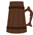 beer mug icon vector image