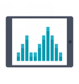 business statistics concept vector image