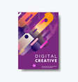 abstract liquid fluid color shape on creative vector image
