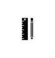 geometry tools icon design template vector image