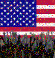 people celebrating usa day vector image