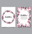 summer floral decorations vector image