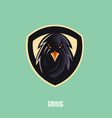 eagle mascot logo vector image vector image