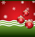 christmas background vector image
