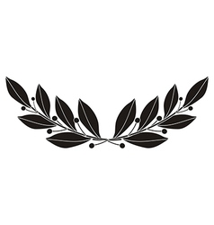 Laurel branch Royalty Free Vector Image - VectorStock