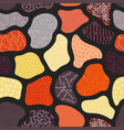 seamless pattern with hand drawn abstract vector image