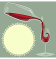 wine background vector image