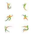 healthy life logo vector image
