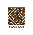 floor icon vector image