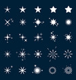star sparkles and twinkles bursts or flash vector image