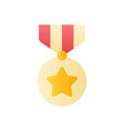 medal reward single isolated icon with smooth vector image
