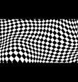 groovy retro pattern background in psychedelic vector image