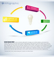 business infographic template vector image