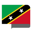 flag horizontal shape pointer for world map vector image