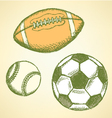 us football ball base vector image