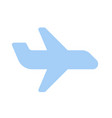 airliner flat color ui icon vector image vector image