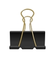 binder clip vector image vector image