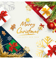 merry christmas and happy new year background vector image vector image