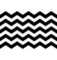 zigzag wide ine seamless pattern black horizontal vector image