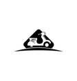 scooter icon in cartoon vector image vector image