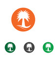 date tree icon vector image vector image