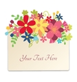 floral design element vector image