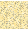 grunge seamless pattern with ice cream vector image vector image