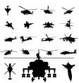 helicopter vector image