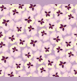 floral seamless pattern flower background bloom vector image vector image
