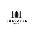 gate logo vector image