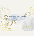 abstract botanical art design card vector image vector image