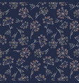 watercolor floral pattern vector image