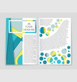 abstract layout background set for art vector image