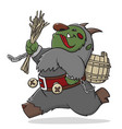 krampus vector image