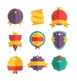 modern flat design badge icon vector image