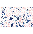 terrazzo seamless pattern granite fragments vector image