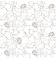 beautiful floral seamless pattern vector image vector image