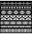 mexican american tribal art decor brushes vector image vector image